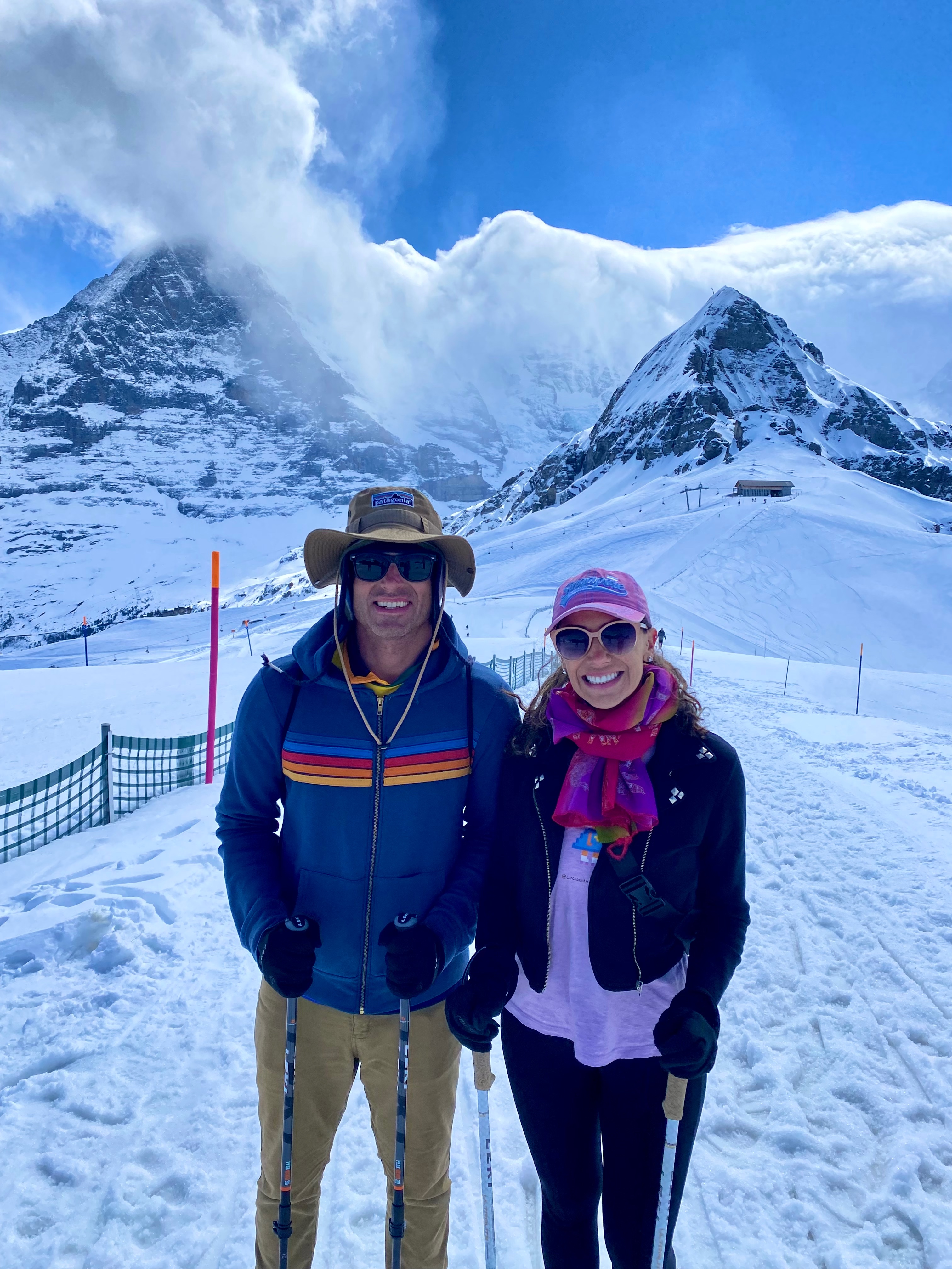 Joe and Tai in the Alps