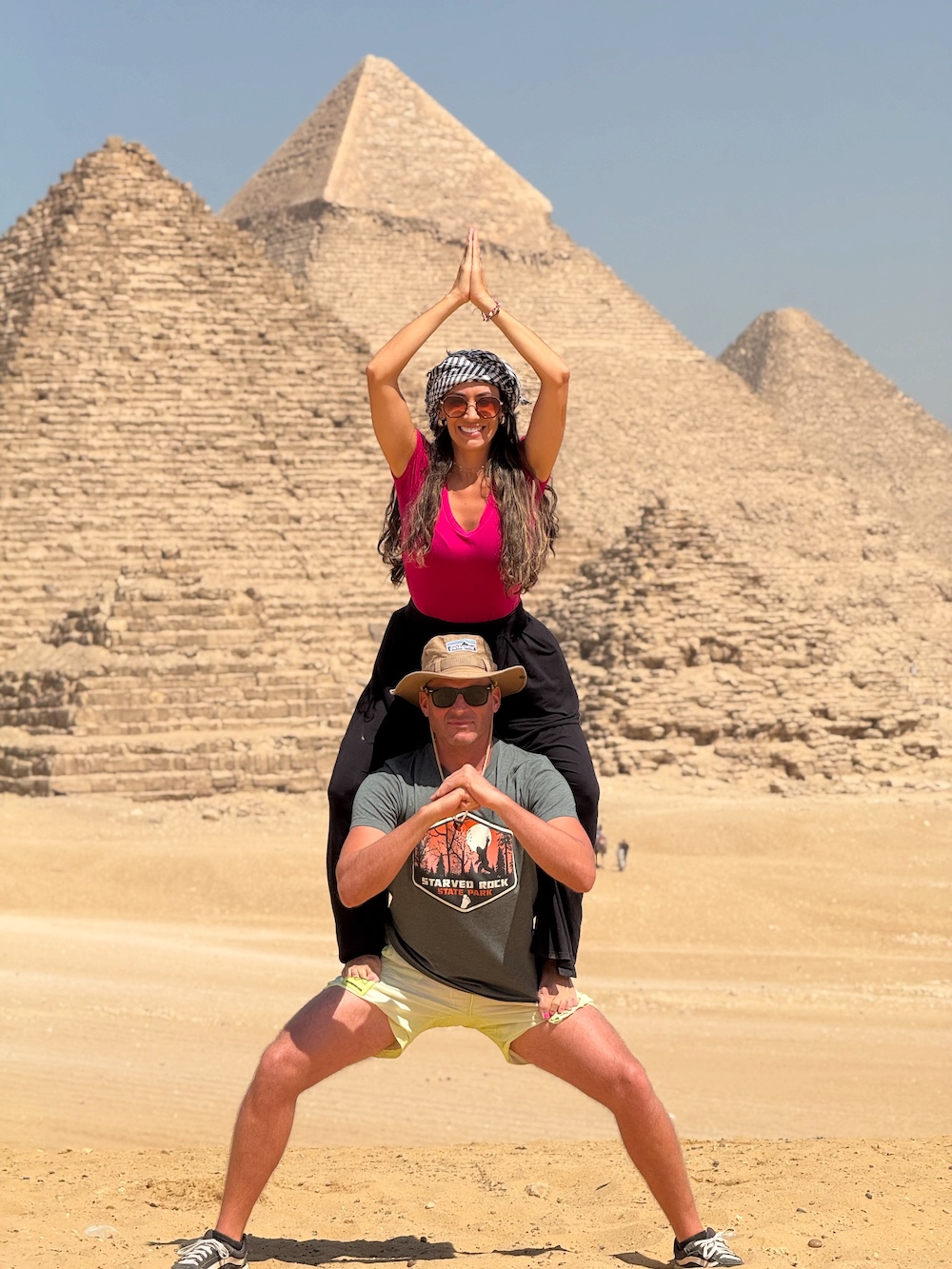 Joe and Tai in Egypt